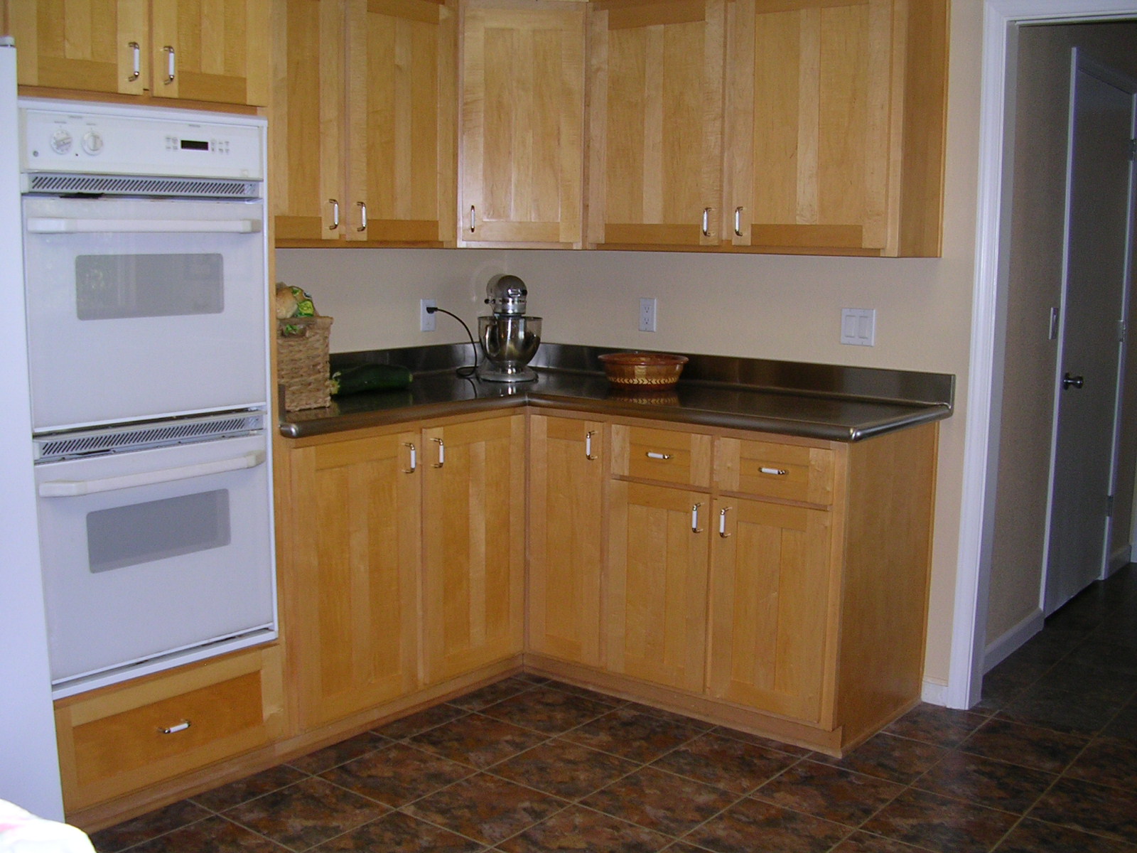 Remodeled kitchen.