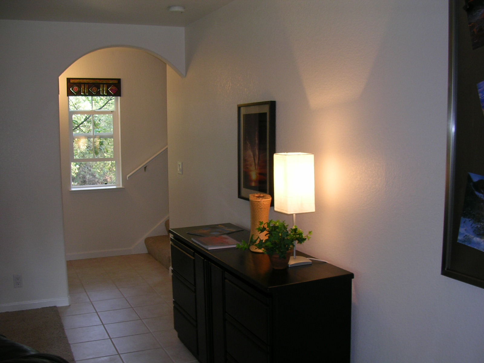 Bonus room stairs to the main house.